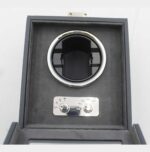 Nate Single Watch Winder - Microfiber Leather (Deep Blue) - Image 2